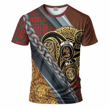 Munro (Monroe) Tartan Crest T-Shirt Scottish Triskele Celtic