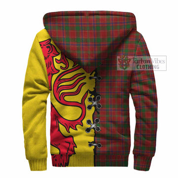 Munro (Monroe) Tartan Family Crest Sherpa Hoodie Lion Rampant Honor