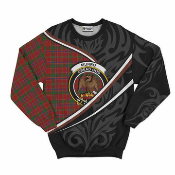 Munro (Monroe) Tartan Family Crest Sweatshirt Celtic Scottish Thistle Floral