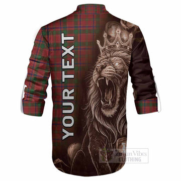 Munro (Monroe) Tartan Ghillie Shirt Roaring Lion Heritage
