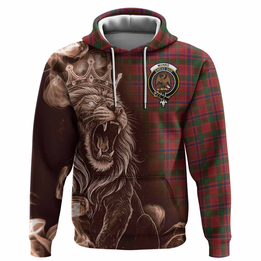 Munro (Monroe) Tartan Hoodie Roaring Lion Heritage