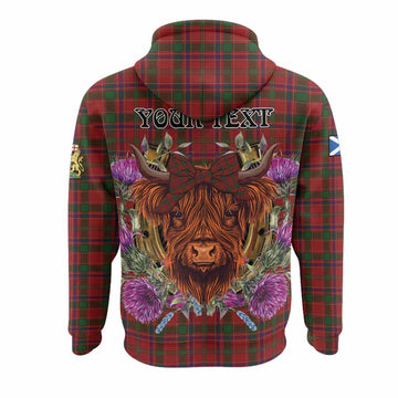 Munro (Monroe) Tartan Hoodie Scottish Thistle Heilan Coo