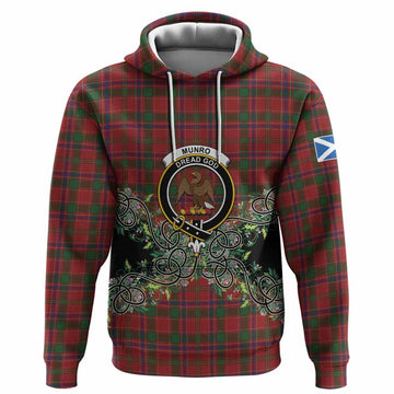 Munro (Monroe) Tartan Hoodie Thistle Scottish Spirit