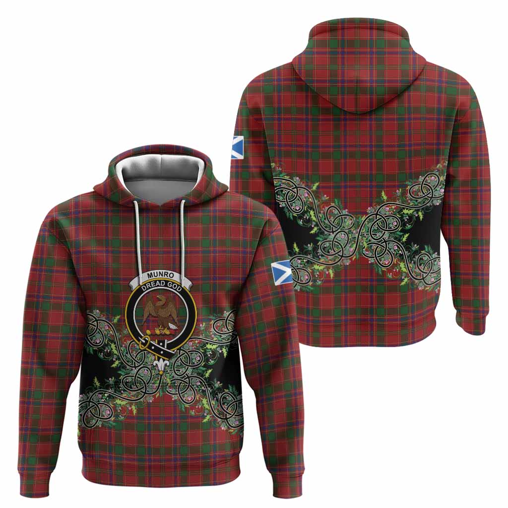 Munro (Monroe) Tartan Hoodie Thistle Scottish Spirit