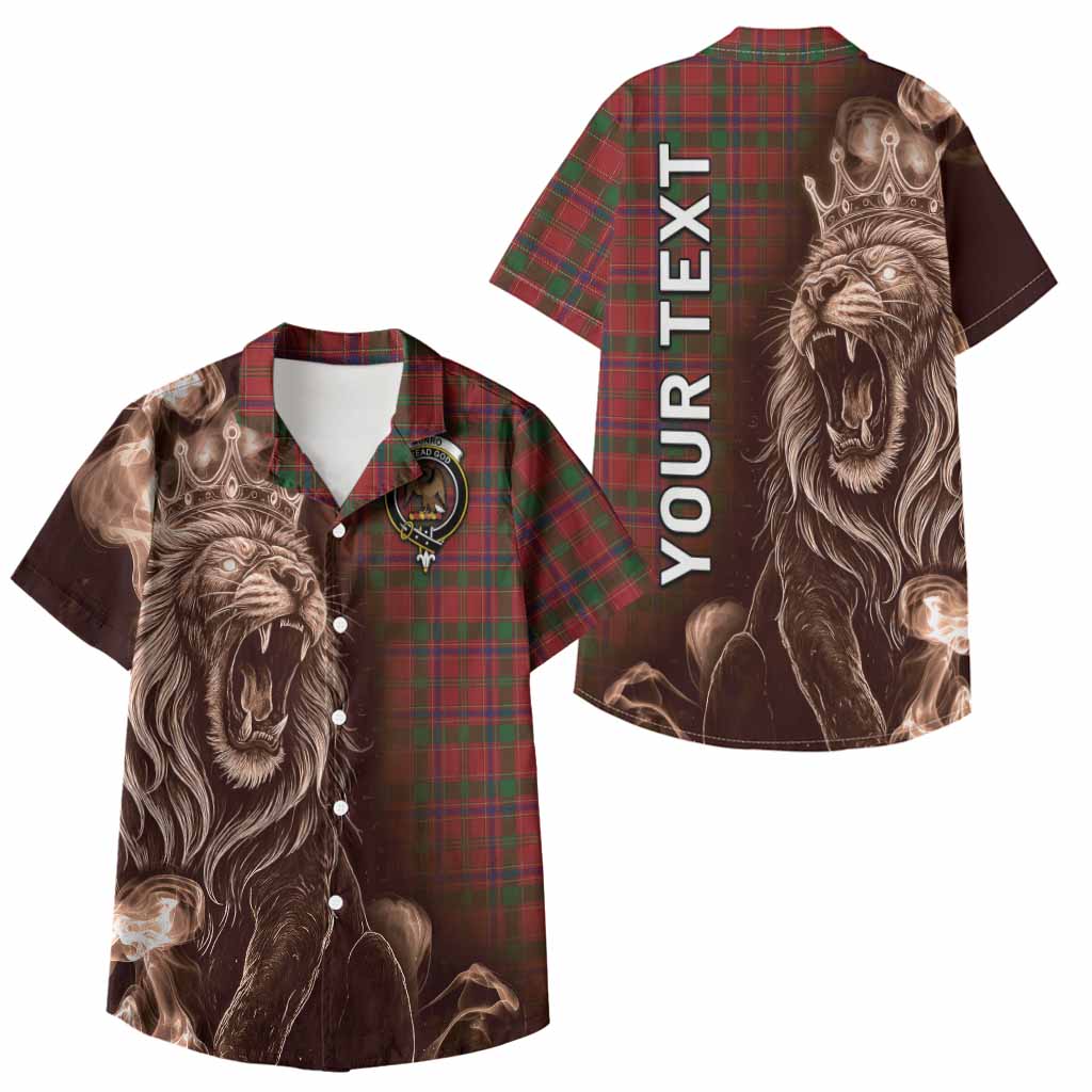 Munro (Monroe) Tartan Kid Hawaiian Shirt Roaring Lion Heritage