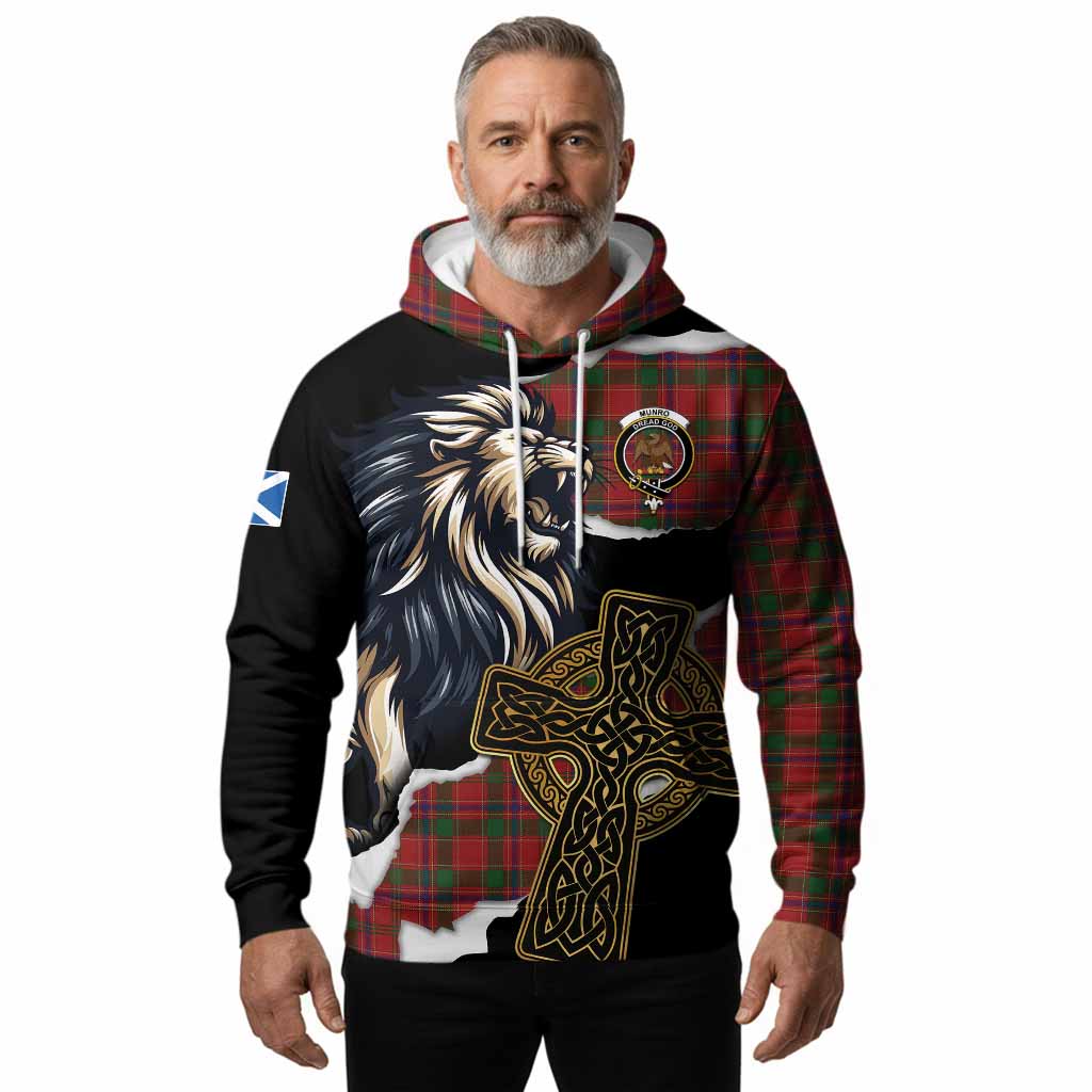Munro (Monroe) Tartan Scottish Hoodie Lion Celtic Heritage