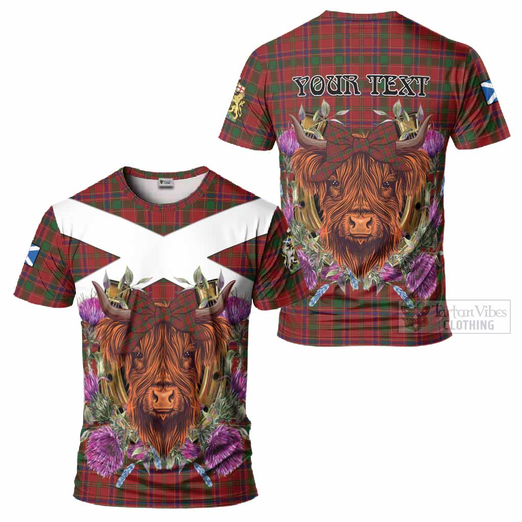Munro (Monroe) Tartan T-Shirt Scottish Thistle Heilan Coo