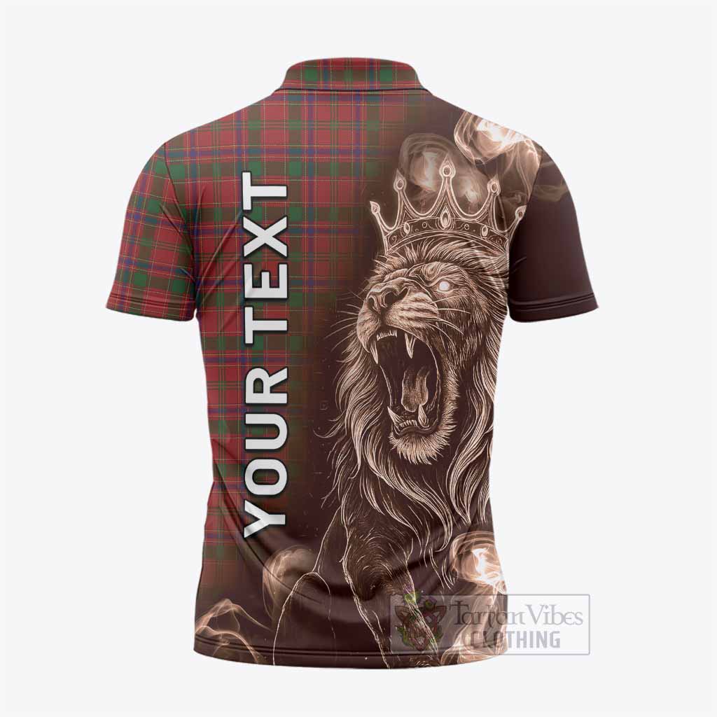 Munro (Monroe) Tartan Zipper Polo Shirt Roaring Lion Heritage