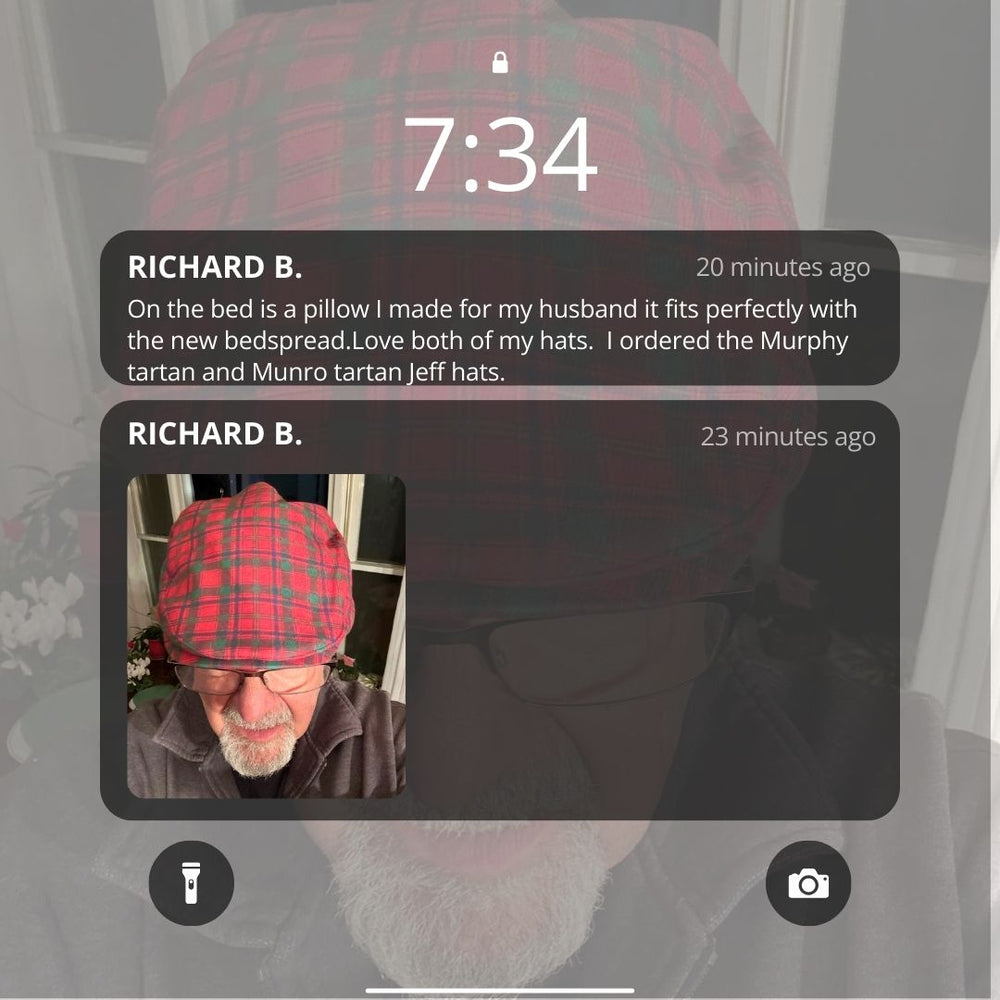Customer review Munro (Monroe) Tartan Jeff Hat