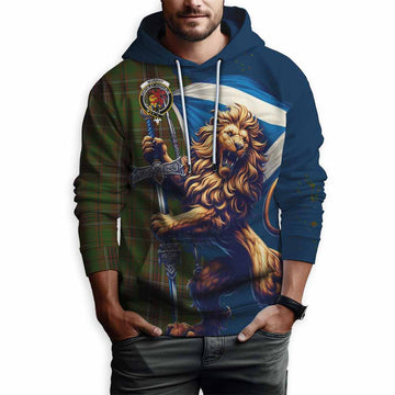 Murphy Tartan Family Crest Hoodie with Scottish Majestic Lion Zip Hoodie - Tartan Vibes Clothing