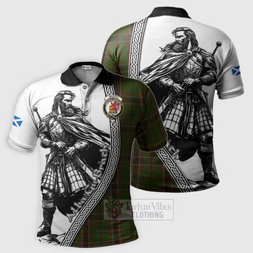 Murphy Tartan Clan Crest Polo Shirt with Highlander Warrior Celtic Style Kid - Tartan Vibes Clothing