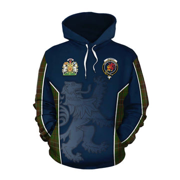 Murphy Tartan Cotton Hoodie with Family Crest and Lion Rampant Vibes Sport Style Pullover Hoodie XS - Tartan Vibes Clothing