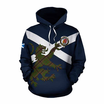 Murphy Tartan Lion Rampant Cotton Hoodie Proudly Display Your Heritage with Alba Gu Brath and Clan Name Pullover Hoodie XS - Tartan Vibes Clothing