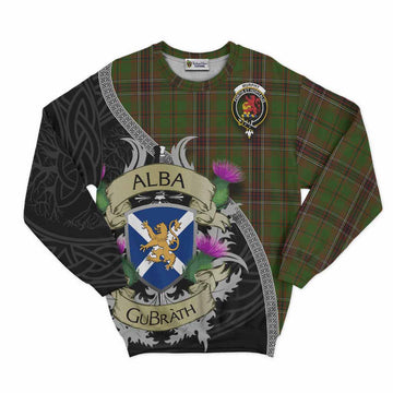 Murphy Tartan Family Crest Sweatshirt Lion Rampant Royal Thistle Shield Celtic Inspired Unisex - Tartan Vibes Clothing