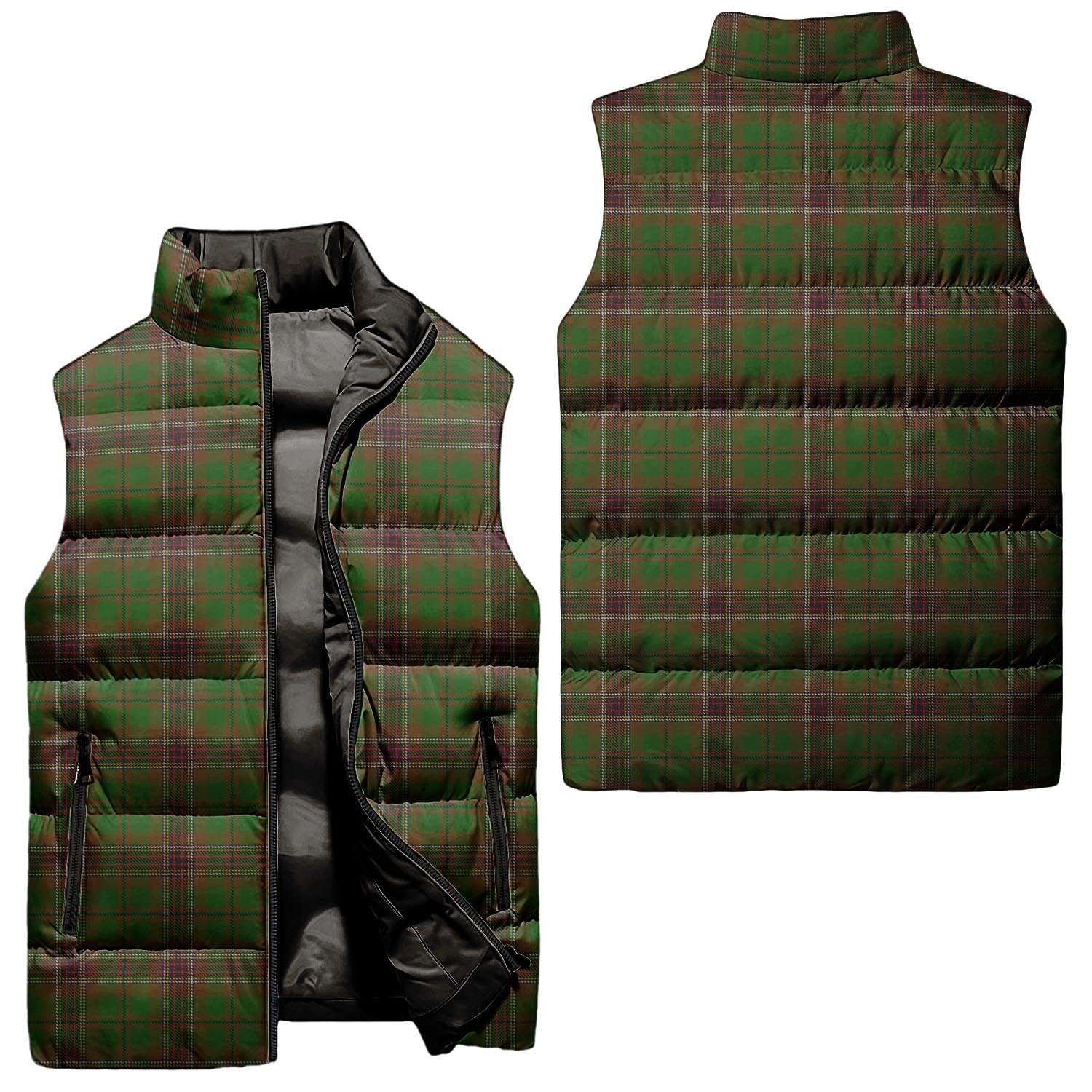Murphy Tartan Sleeveless Puffer Jacket Unisex - Tartan Vibes Clothing