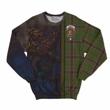Murphy Tartan Family Crest Sweatshirt Alba Gu Brath Be Brave Lion Ancient Style Unisex - Tartan Vibes Clothing