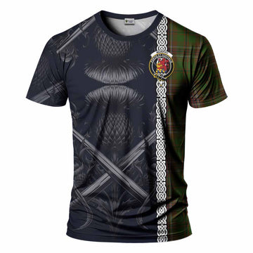 Murphy Tartan T-Shirt with Family Crest Cross Sword Thistle Celtic Vibes Kid's Shirt - Tartan Vibes Clothing