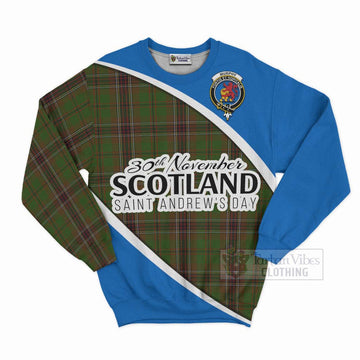 Murphy Family Crest Tartan Sweatshirt Celebrate Saint Andrew's Day in Style Unisex - Tartan Vibes Clothing