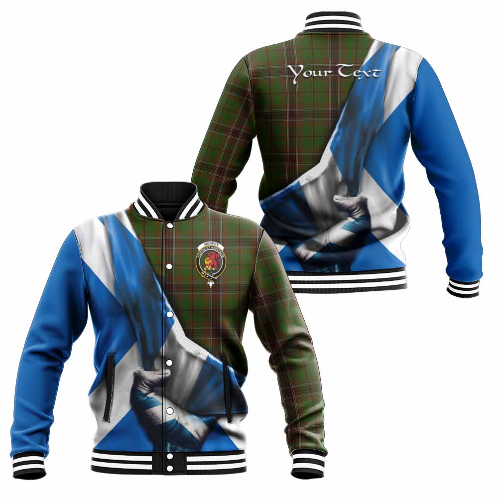 Murphy Tartan Baseball Jacket with Family Crest Scotland Patriotic Style Unisex - Tartan Vibes Clothing