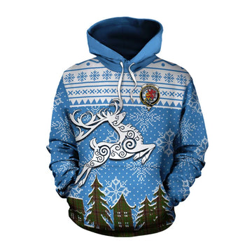 Murphy Clan Christmas Cotton Hoodie Celtic Reindeer Style Pullover Hoodie XS - Tartan Vibes Clothing