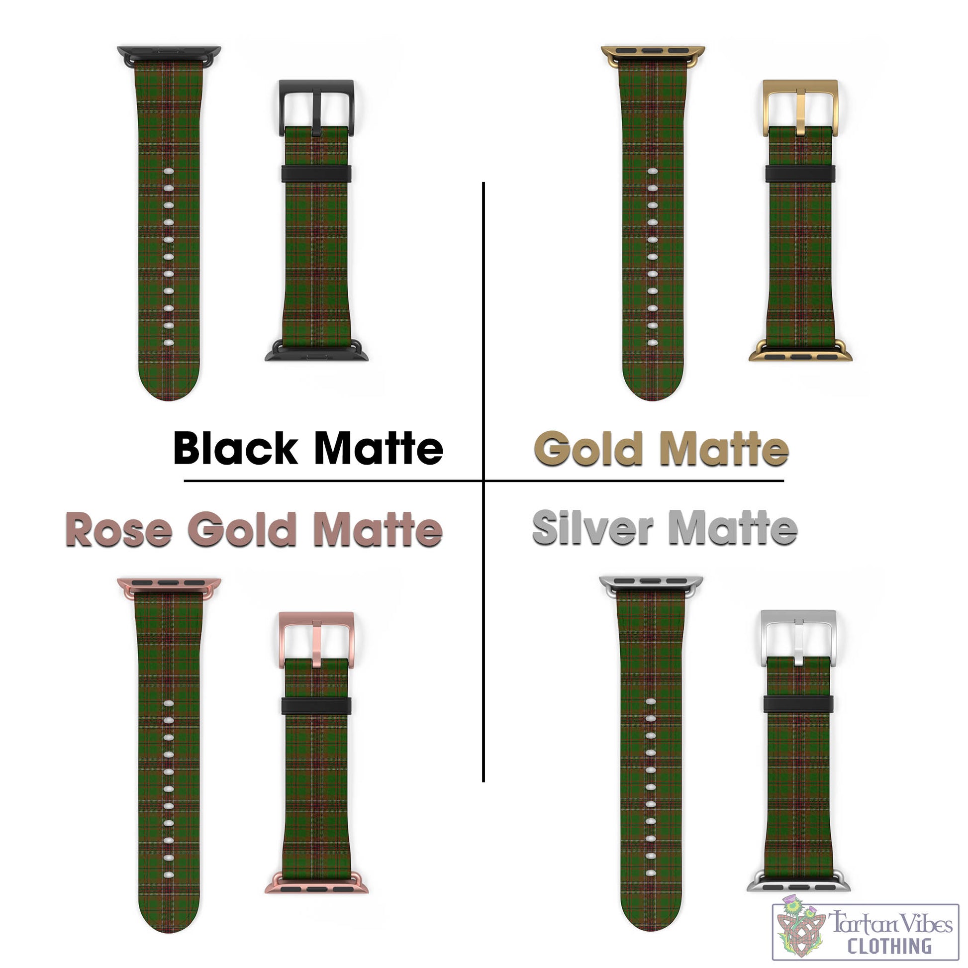 Murphy Tartan Watch Band 42 - 45 mm - Tartan Vibes Clothing