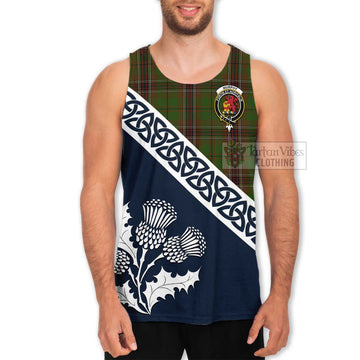 Murphy Tartan Men's Tank Top Featuring Thistle and Scotland Map Men - Tartan Vibes Clothing