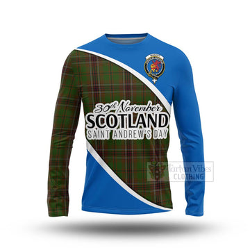 Murphy Family Crest Tartan Long Sleeve T-Shirt Celebrate Saint Andrew's Day in Style Unisex - Tartan Vibes Clothing