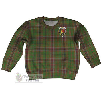 Murphy Tartan Kid Ugly Sweater with Family Crest Kid - Tartan Vibes Clothing