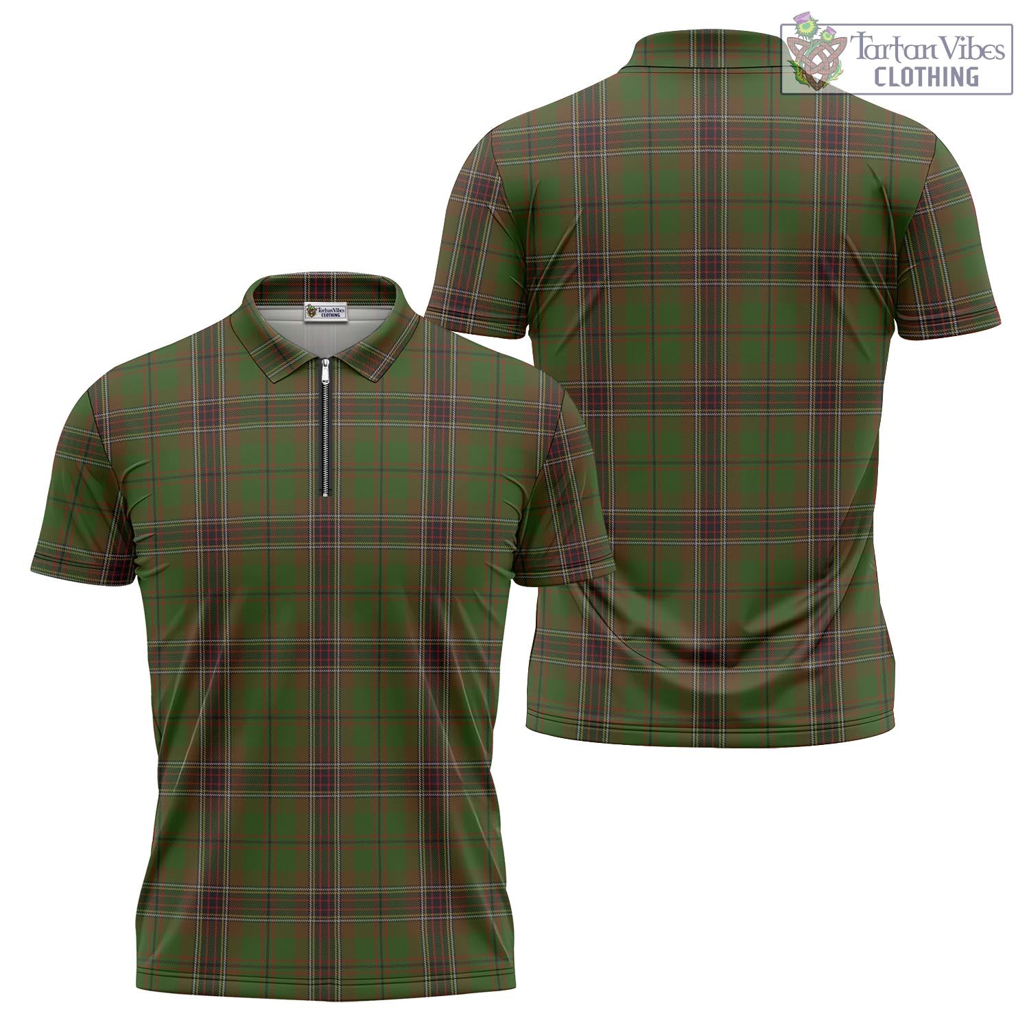 Murphy Tartan Zipper Polo Shirt Unisex - Tartan Vibes Clothing
