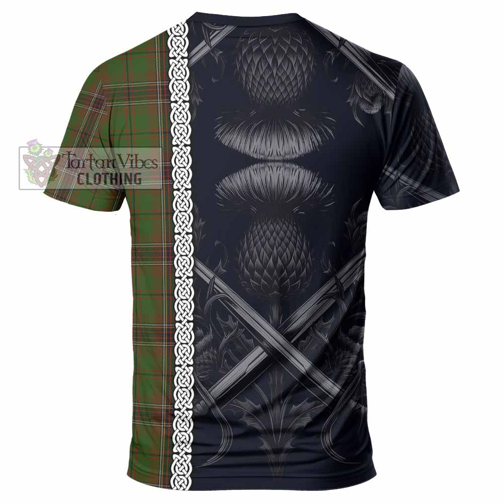 Murphy Tartan T-Shirt with Family Crest Cross Sword Thistle Celtic Vibes - Tartan Vibes Clothing