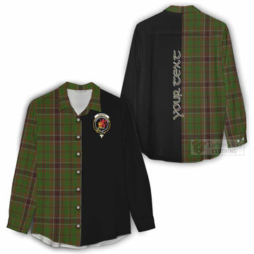 Murphy Tartan Women's Casual Shirt with Family Crest and Half Of Me Style - Tartan Vibes Clothing