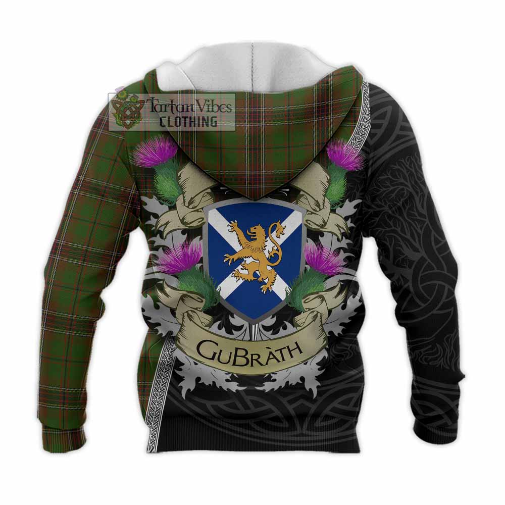 Murphy Tartan Family Crest Knitted Hoodie Lion Rampant Royal Thistle Shield Celtic Inspired - Tartan Vibes Clothing