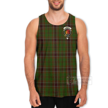 Murphy Tartan Men's Tank Top with Family Crest Celtic Skull Style - Tartan Vibes Clothing