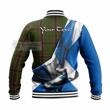 Murphy Tartan Baseball Jacket with Family Crest Scotland Patriotic Style - Tartan Vibes Clothing
