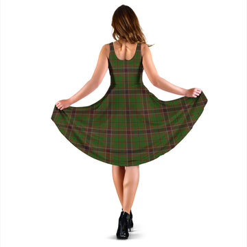 Murphy Tartan Sleeveless Midi Womens Dress