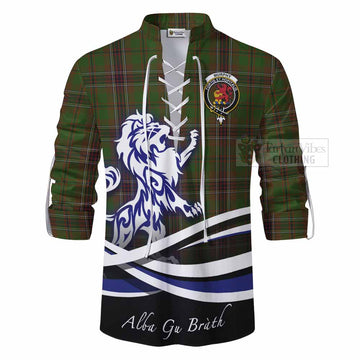 Murphy Tartan Ghillie Kilt Shirt with Alba Gu Brath Regal Lion Emblem - Tartan Vibes Clothing