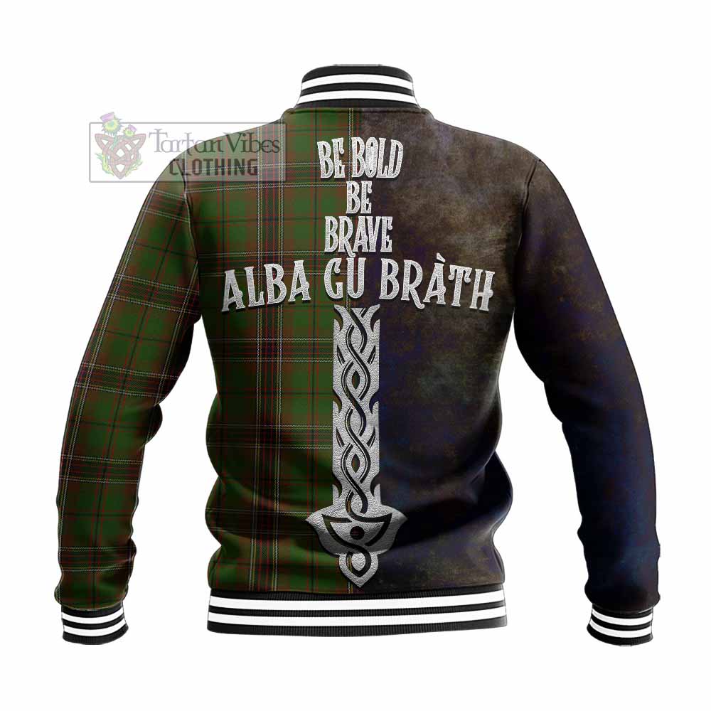 Murphy Tartan Family Crest Baseball Jacket Alba Gu Brath Be Brave Lion Ancient Style - Tartan Vibes Clothing