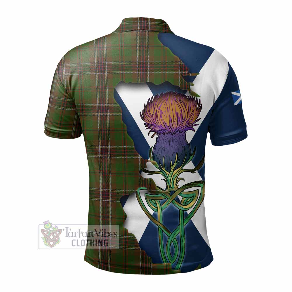 Tartan Vibes Clothing Murphy Tartan Family Crest Polo Shirt Scottish Thistle Celtic Inspired