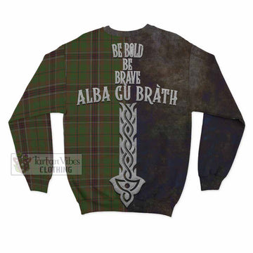 Murphy Tartan Family Crest Sweatshirt Alba Gu Brath Be Brave Lion Ancient Style - Tartan Vibes Clothing