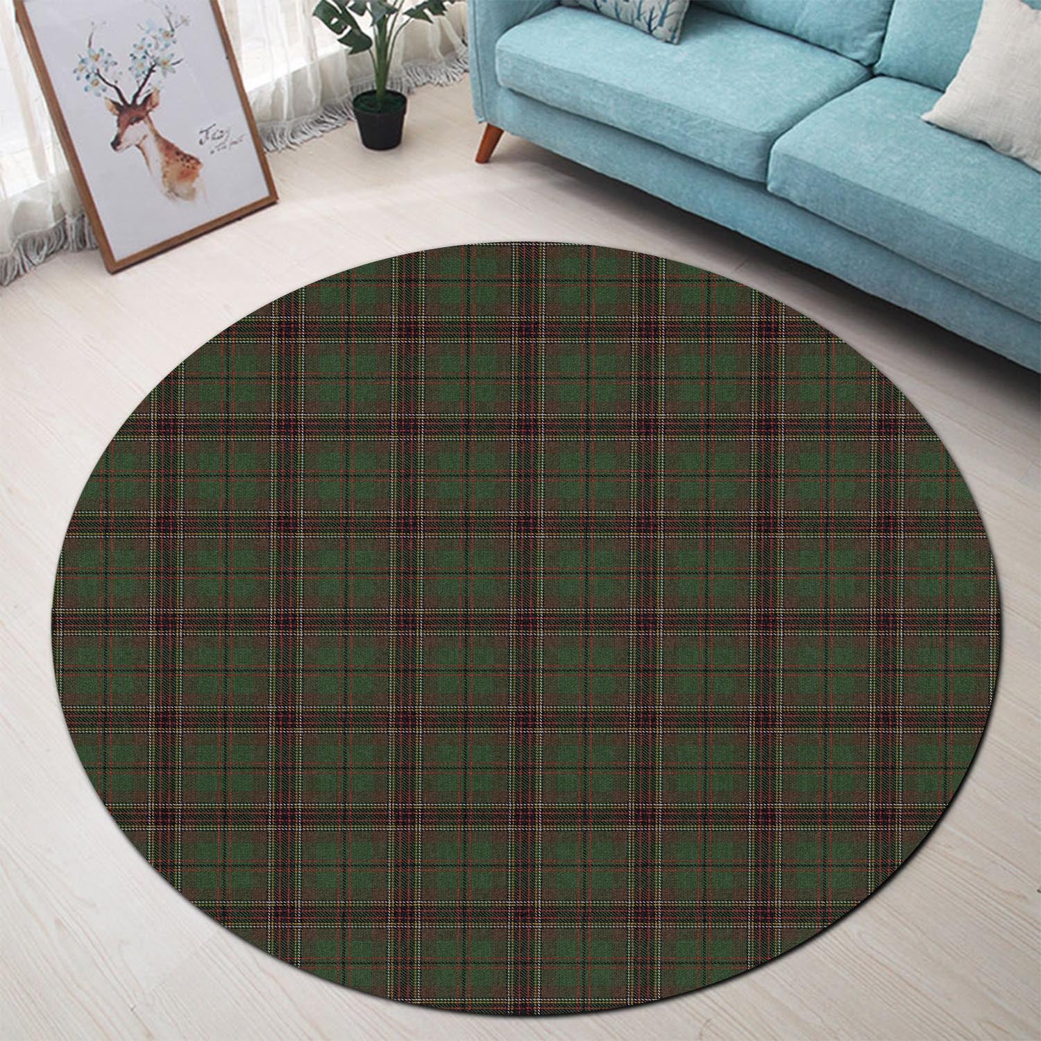 Murphy Tartan Round Rug - Tartan Vibes Clothing