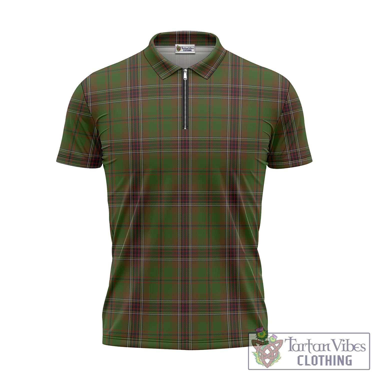 Murphy Tartan Zipper Polo Shirt - Tartan Vibes Clothing