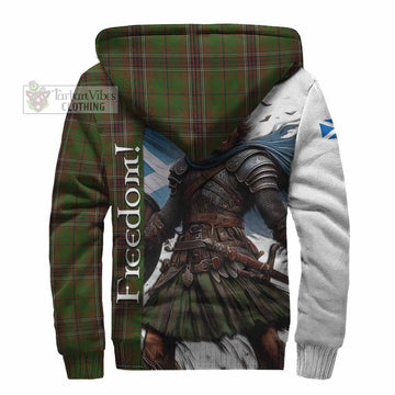 Tartan Vibes Clothing Murphy Crest Tartan Sherpa Hoodie Inspired by the Freedom of Scottish Warrior