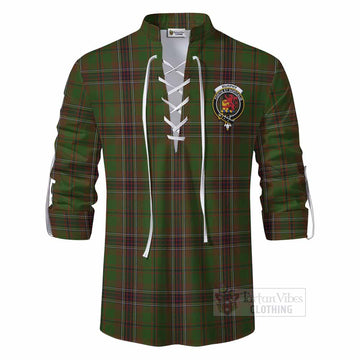 Murphy Tartan Ghillie Kilt Shirt with Family Crest DNA In Me Style - Tartan Vibes Clothing