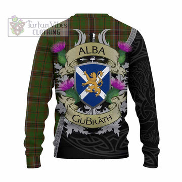 Murphy Tartan Family Crest Knitted Sweater Lion Rampant Royal Thistle Shield Celtic Inspired - Tartan Vibes Clothing