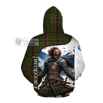 Tartan Vibes Clothing Murphy Crest Tartan Cotton Hoodie Inspired by the Freedom of Scottish Warrior