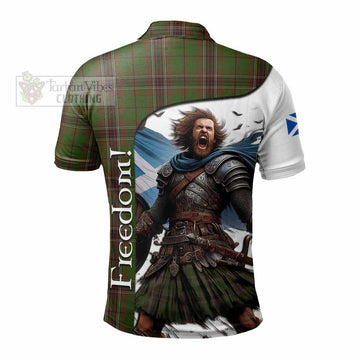 Tartan Vibes Clothing Murphy Crest Tartan Polo Shirt Inspired by the Freedom of Scottish Warrior