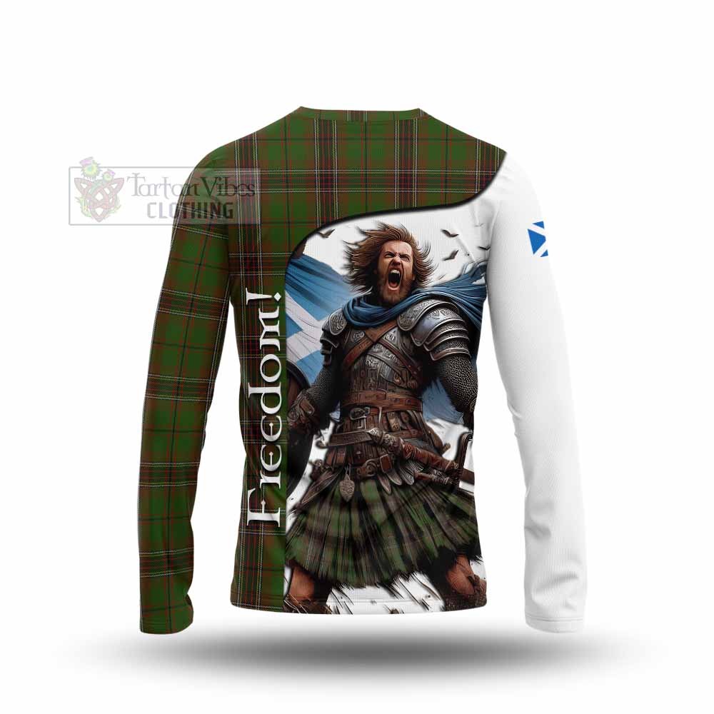 Tartan Vibes Clothing Murphy Crest Tartan Long Sleeve T-Shirt Inspired by the Freedom of Scottish Warrior