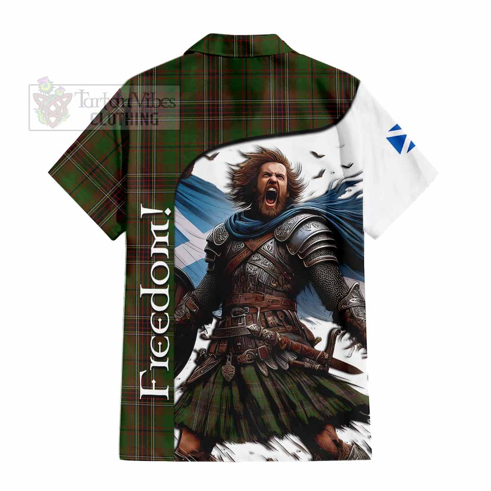Murphy Crest Tartan Hawaiian Shirt Inspired by the Freedom of Scottish Warrior - Tartan Vibes Clothing