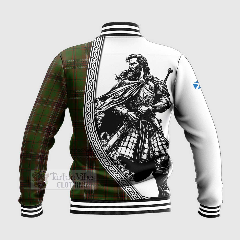 Murphy Tartan Clan Crest Baseball Jacket with Highlander Warrior Celtic Style - Tartan Vibes Clothing
