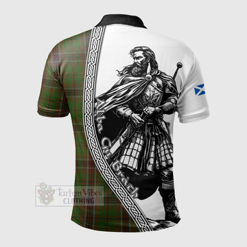 Murphy Tartan Clan Crest Polo Shirt with Highlander Warrior Celtic Style - Tartan Vibes Clothing